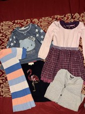 Girls Winter Clothing Bundle Age 7-8 Years Zara Next H&M Mixed Clothes Bundle