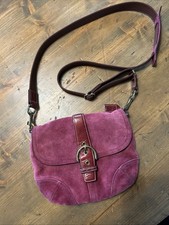 Rare Coach Soho Suede Leather