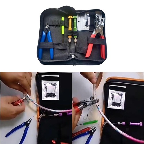 Starting stringing clamp tool - starting,