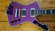 Purple cracked mirror right handed Electric Guitar NEW Paul Stanley Kiss rare