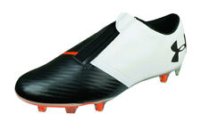 Under Armour Spotlight FG Mens Football Boots Firm Ground White and Black