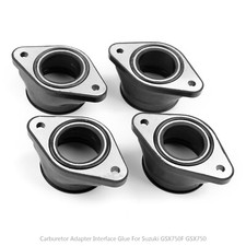 4x Carb Intake Manifold Boots For Suzuki GSXR750 GSX750F Katana 750 1898-1998 F9