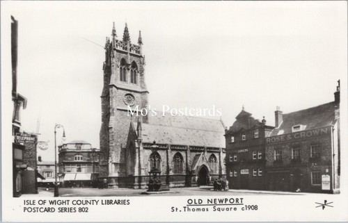 Isle wight postcard old - isle,