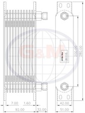 Universal Plate Oil Cooler /