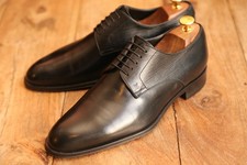 Louis Vuitton Black Leather Derby Shoes UK 7 US 8 EU 41 Italian Made