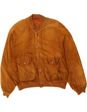 VINTAGE Mens Suede Bomber