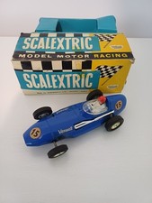 Vintage Scalextric  C55 Vanwall F1 Blue in original box VGC