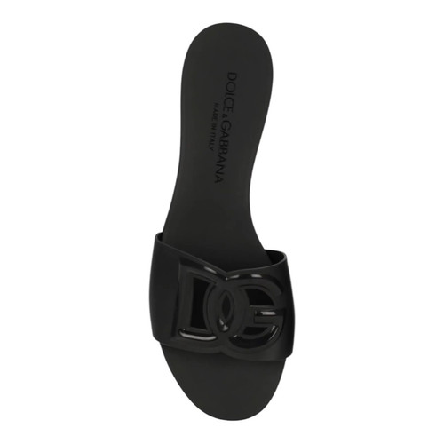 Women black leather flat - women’s,