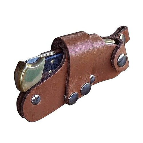 Leather knife sheath for - knife,