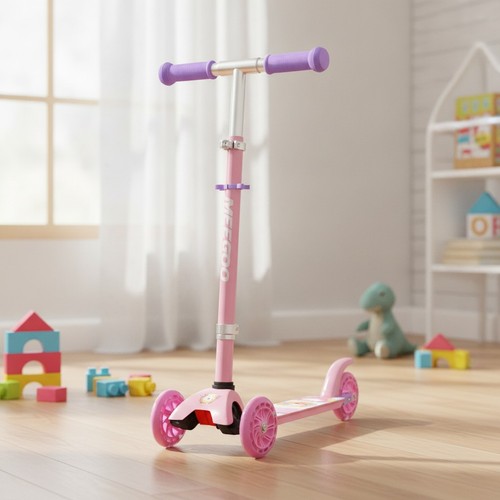 Wheel kids scooter with rear - 2-wheel,