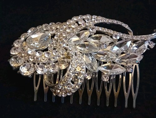 Silver coloured rhinestone - coloured,