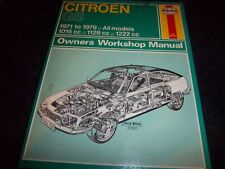 Citroen GS Workshop Manual