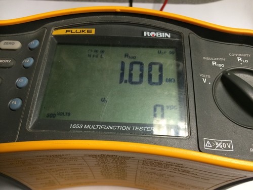 Calibration fluke 1653 - of, in