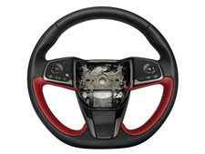 STEERING WHEEL HONDA CIVIC MK10 TYPE R FK8 2019  OEM RED BLACK LEATHER
