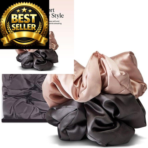 Kitsch satin hair scrunchies - satin,