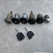 FORD TRANSIT  LOCK SET IGNITION BARREL DRIVER DOOR LOCKS KEY - B1A