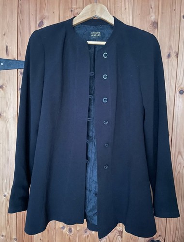 Caroline charles black jacket - black,