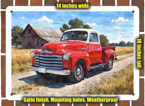 Metal sign 1951 chevrolet - metal,