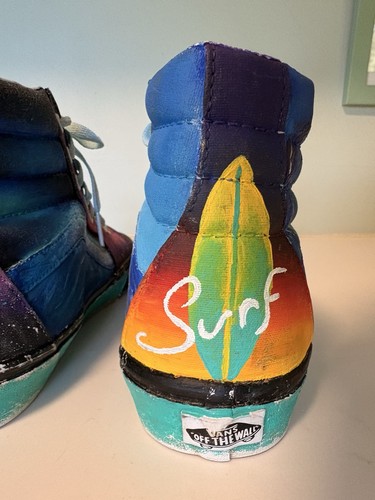 Vans custom painted surf - vans,