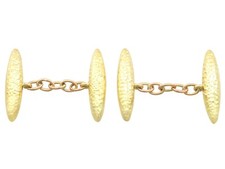 Antique Cufflinks in 18Carat Yellow Gold 1910s