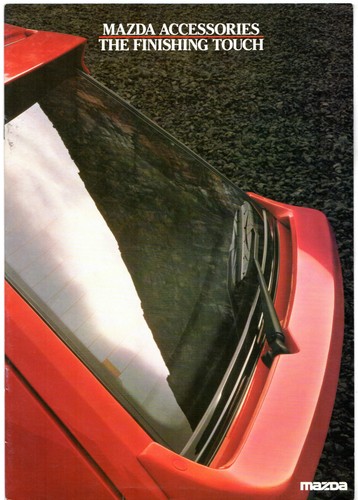 Mazda accessories 1986 - mazda, uk