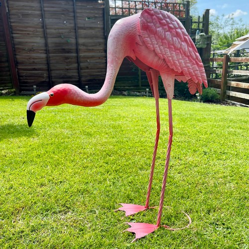 Metal flamingo garden - metal,