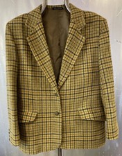 Orvis Ladies Plaid Blazer Jacket Pure New Wool (see Description For Sizing)