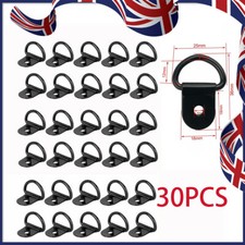 UK 30XAudew D Rings Hook Tie Down Ring Load Anchor Trailer Forged Lashing Truck