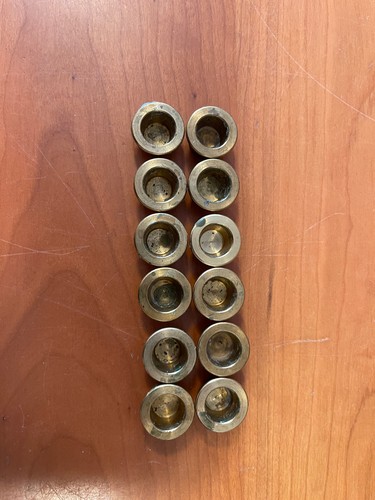 Grimm brass candle holders - candle,