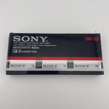 New/Sealed. 3x SONY MC-60