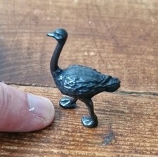 1970s Kinder Surprise metal ostrich figure Rare