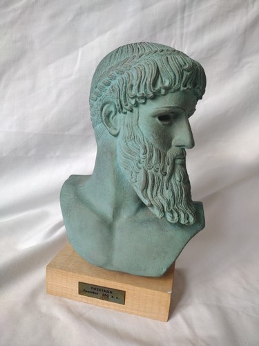 Poseidon ceramic bust - poseidon,