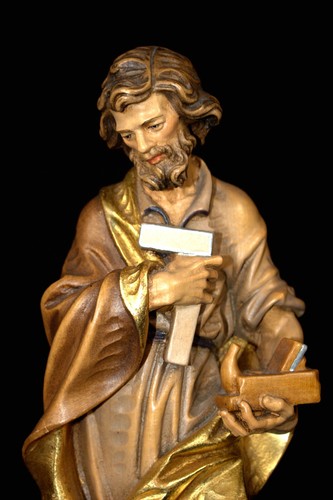 Hand carved wood - 12"/16",