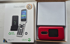Doro 6880 4G Big Button Flip Mobile Phone Unlocked for Seniors