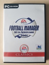 Football Manager The F.A Premier League 2001 PC CD-ROM Game EA Sports Complete