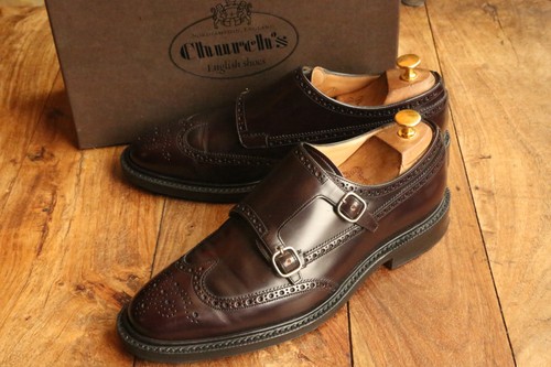 Church brogue monk - church's, silver