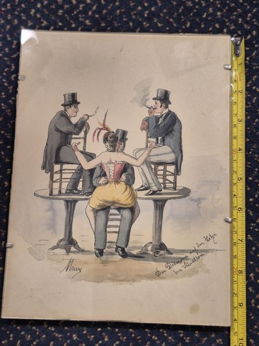 This image hand colored - image, a