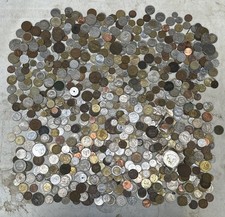 Assorted Coins Worldwide & British Currency Mixed Dates Joblot