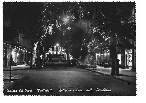 Italy ventimiglia notturno - italy,