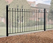 WROUGHT IRON METAL FENCING PANEL Viking 6ft (1830mm)