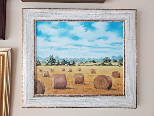Vintage oil painting board - vintage,
