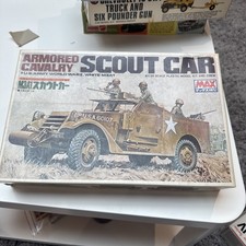 Vintage Max 3507 M3A1 Armored Cavalry Scout Car 1:35 Scale