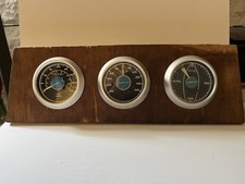 Vintage 1979 Aquatronic Boat Instrument Panel/dash Wind Trim & Vane Gauges