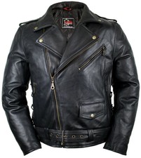 Motorcycle chopper leather