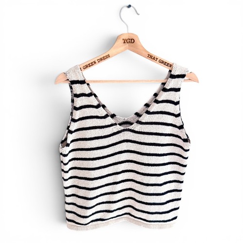 Ladies knitted vest - ladies, beige