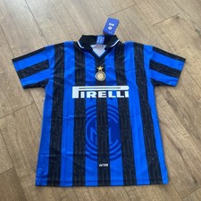 Inter Milan Fc  Home Jersey Size XLarge Remake 1998