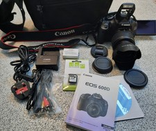 Canon EOS 600D 18.0MP Digital Camera + EF-S 18-55mm Macro Lens, with Canon Bag