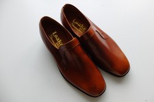 Vintage Loake slip on brown leather shoes | UK Size 8 VGC