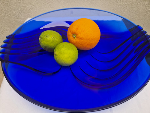 Large cobalt blue glass - large,