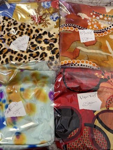 100 silk mix - mix, printed